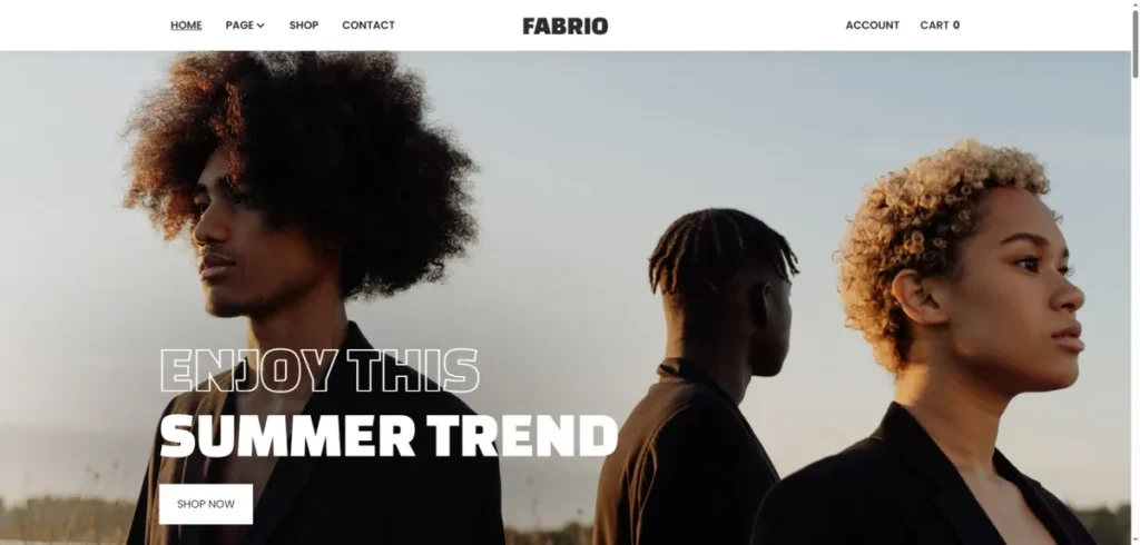 Webflow Ecommerce template