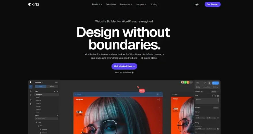 Kirki WordPress Page Builder