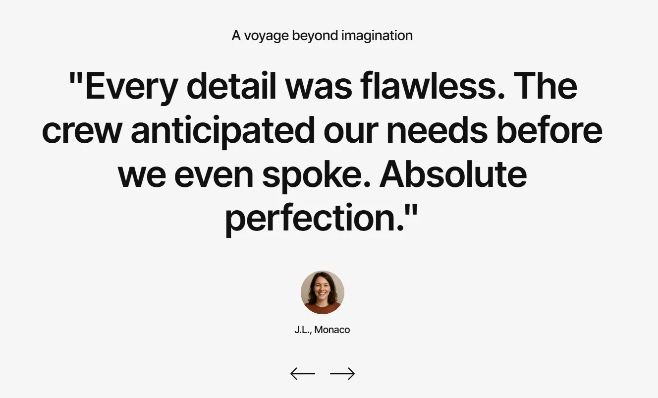 Yacht Charter Website Template