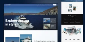 Yacht Rental Webflow Template